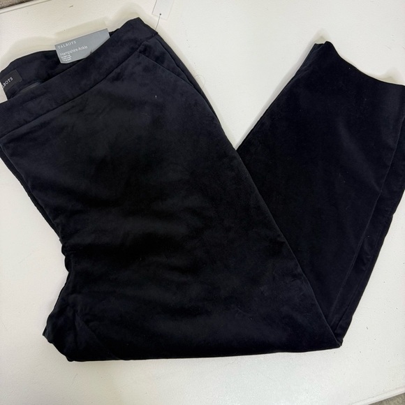 Talbots Hampshire Ankle Pants – Black Velvet – Size 22W – NWT - Picture 1 of 6